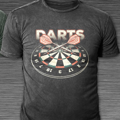 T-shirt Design Concept for Darts Players
