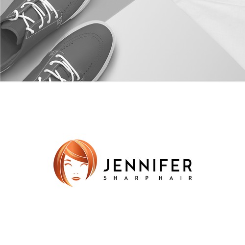 Clean Logo Design for Jennifer Sharp Hair