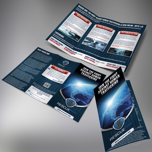 Create the next brochure design for Rescue Forensics