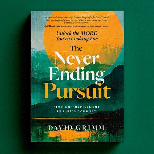 "The Never Ending Pursuit" Book Cover Design