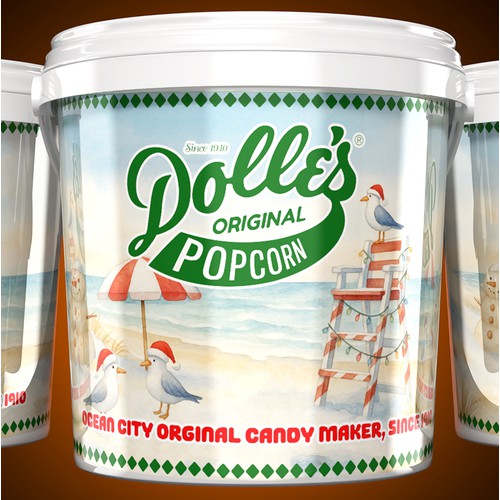 POPCORN TUB DESIGN