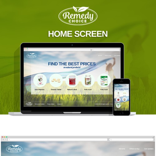 Wellness One Page design