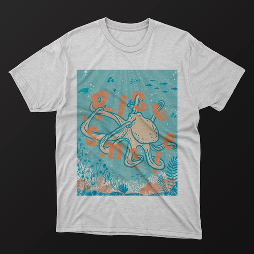 Octopus t-shirt design