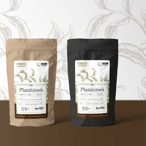 Coffee Roastery Label Design