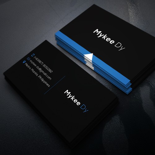 Simple Business Card For Mykee Dy