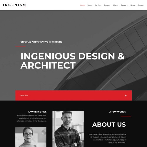 Architectural Design Agency Website