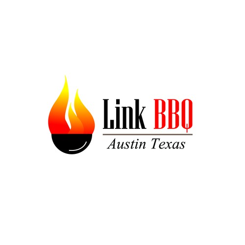 Link BBQ needs cool, hipster logo
