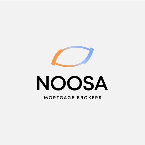 Simplicity and modern logo for mortgage brokers