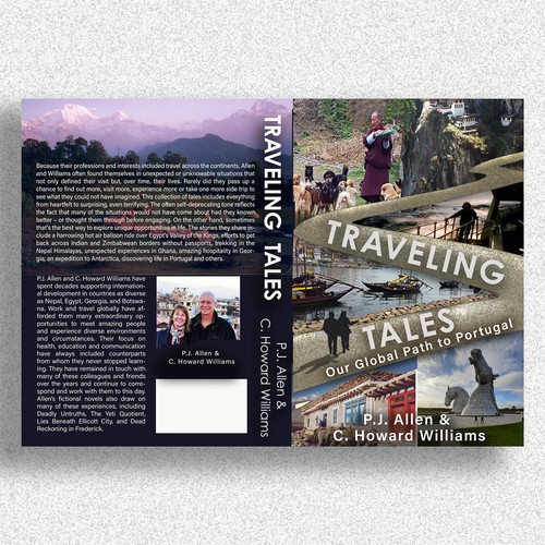 Winning design for "Traveling Tales "- stories from all seven continents-heartfelt, surprising, terrifying