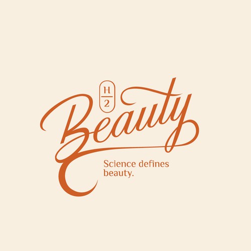 H2 Beauty Logo Lettering