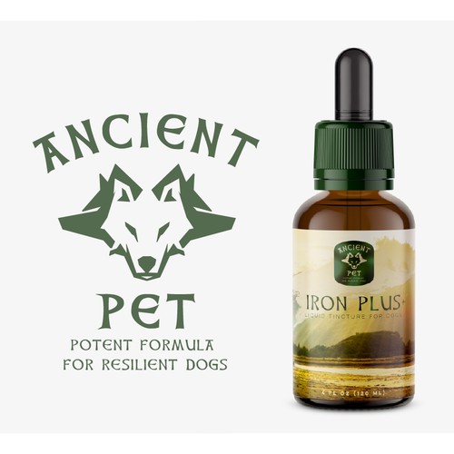 Dog Tincture Label and Logo Design