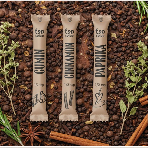 Branding and packaging for tsp spice