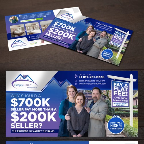 Marketing Postcard for Real Estate Company