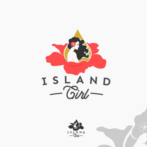 Aloha! Feminine logo with island vibe