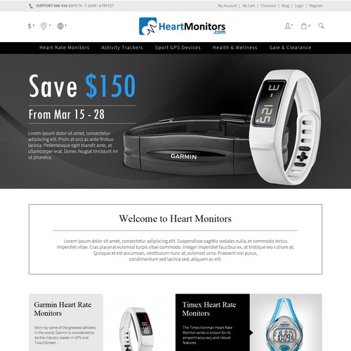Heart Monitors Website