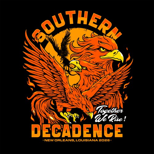 Harley Davidson-Style New Orleans Southern Decadence 2026 Design T-Shirt