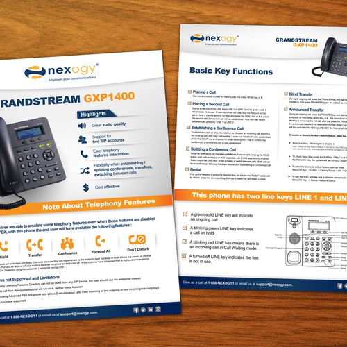 Help Nexogy with a new brochure design