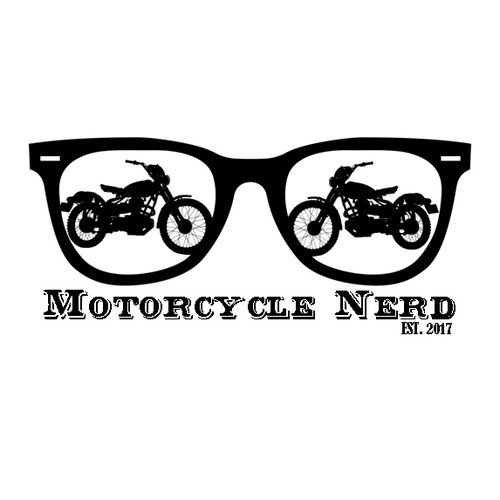 Bold logo for a motorcycle network website