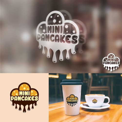 Fun and yummy logo for Mini Pancakes