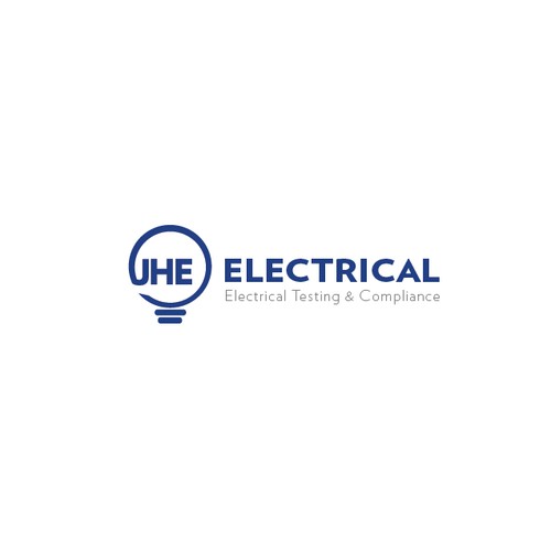 Lamp logo for electrical company