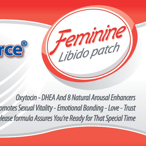 Label Design for AgeForce Feminine Patch