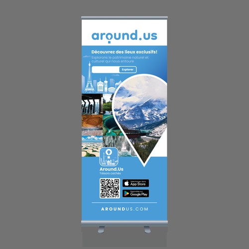 Pull Up Banner 85x200cm