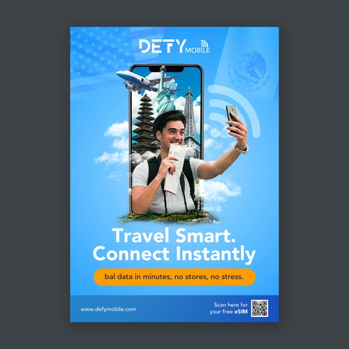 Eye catching Poster for DEFY Mobile 
