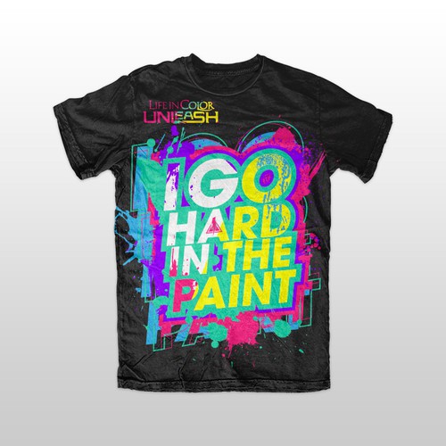 Life in Color creative branded shirt design contest