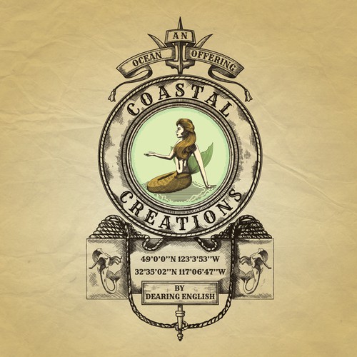 Elegant, Classic and Victorian Ocean Logo