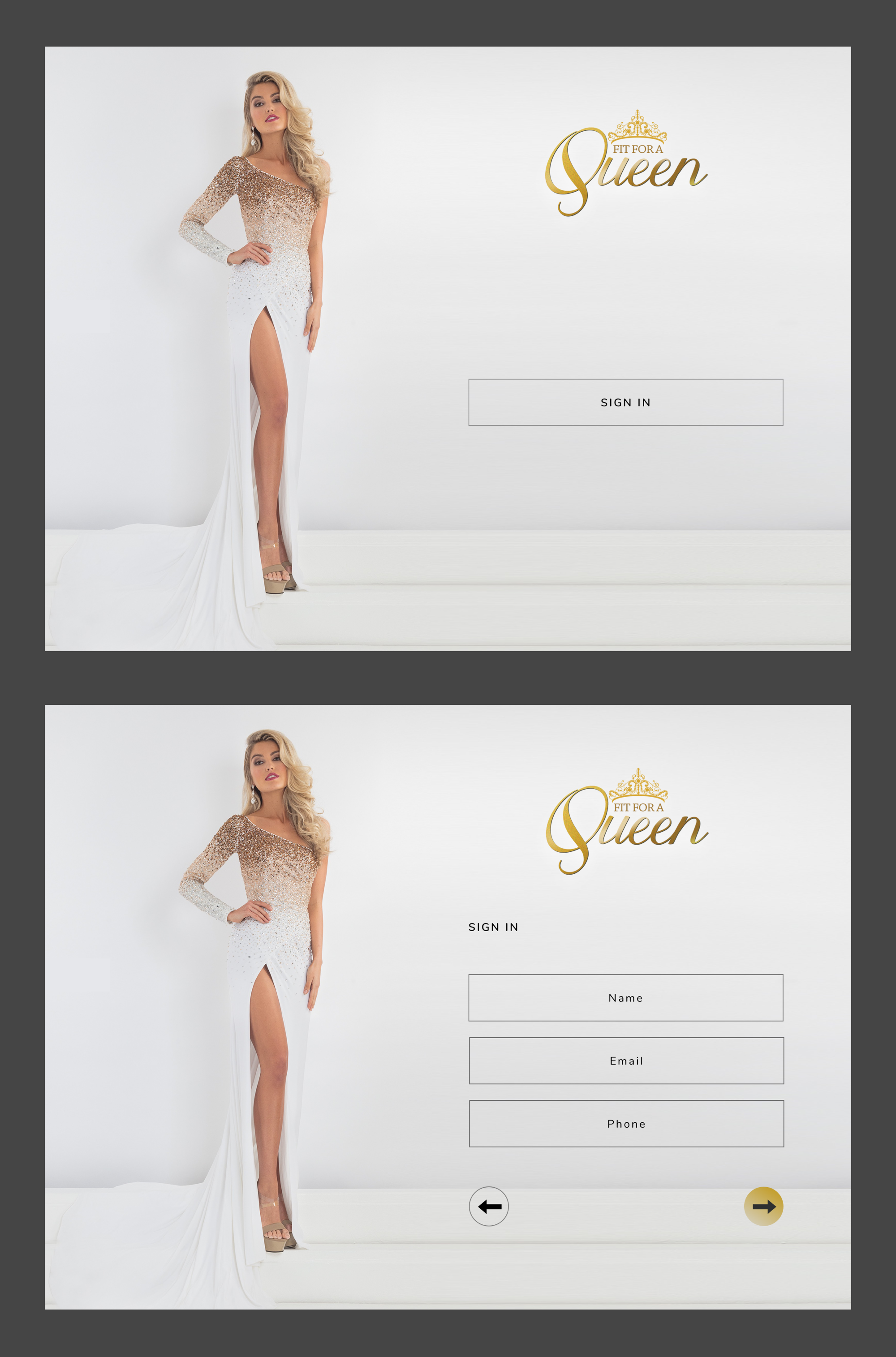 Mobile Page Design