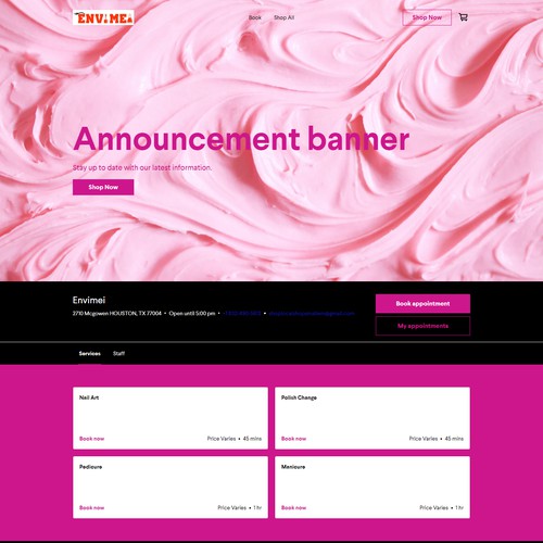SQUARE ONLINE STORE | Design for Envimei 