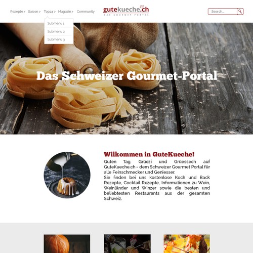 Culinary website