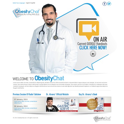 ObesityChat.com Redesign