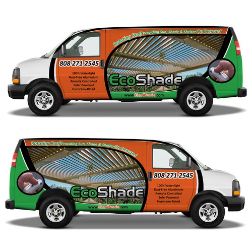 Design a Van Wrap for EcoShade in Hawaii!