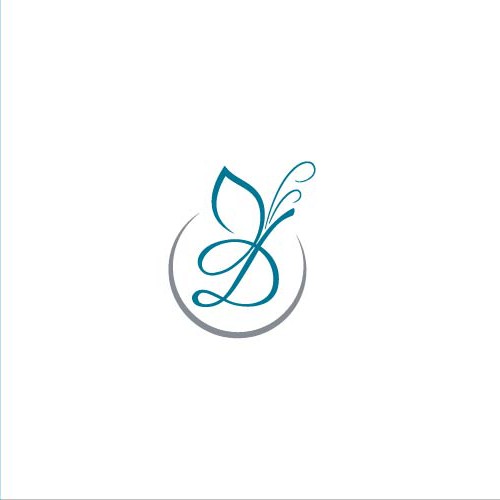 D Butterfly Logo Design