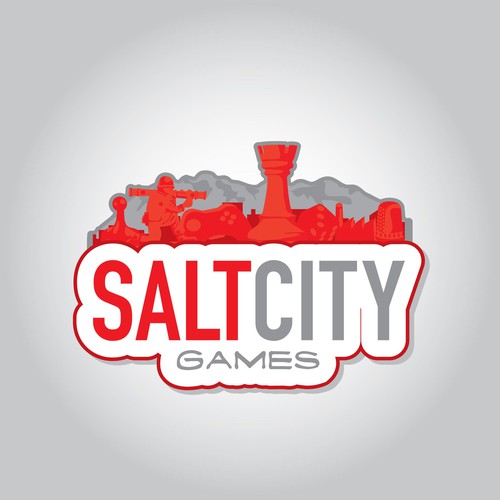 Salt City Games concept logo