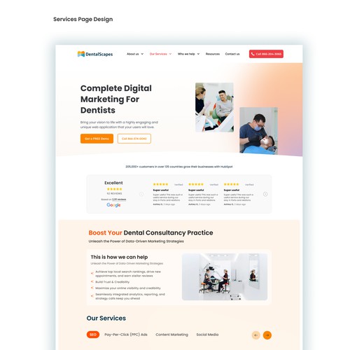 Services Page Design | Landing Page Design