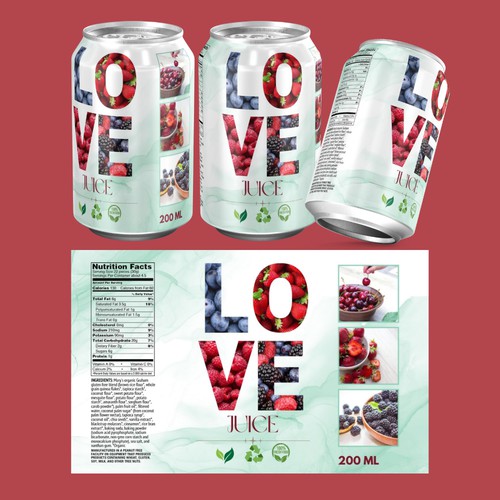 love juice packaging