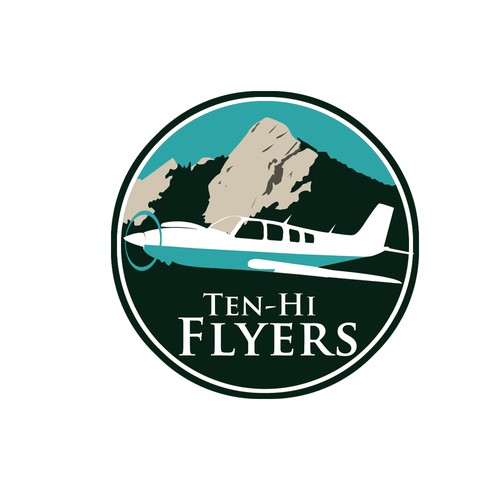 Logo for airplane flying club