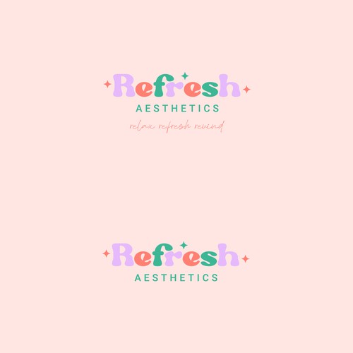Aesthetic medical services and esthetician services brand Logo