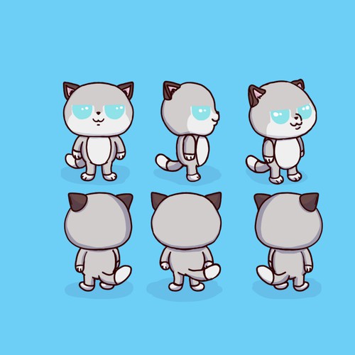 2d Game Character Cat