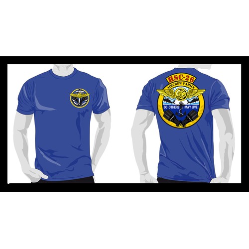 Navy Rescue Swimmer Logo for T-Shirt