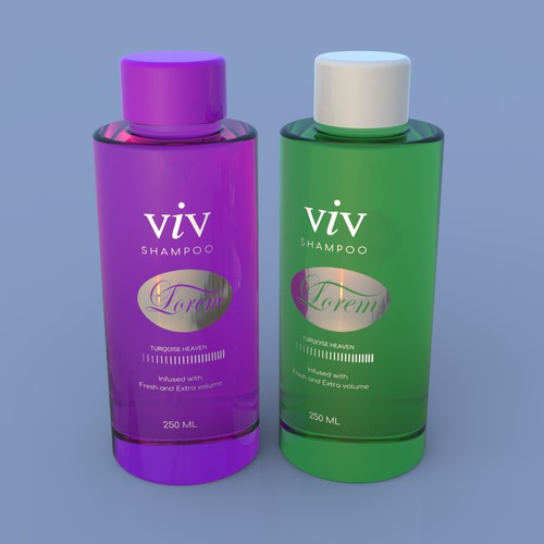 VIV shampoo label