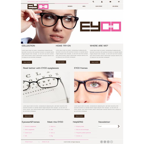 website design for EYCO