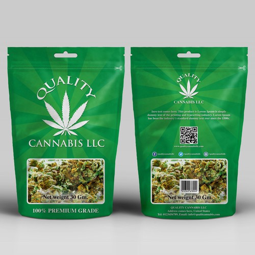Quality Cannabis LLC  packaging