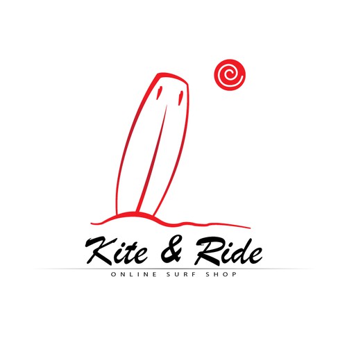 Logo concept for online surf shop