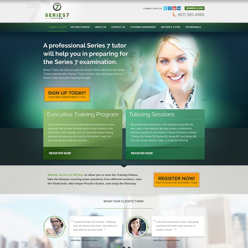 Series 7 Tutor  Web Design 