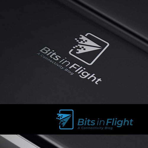 Bits In Flight logo design