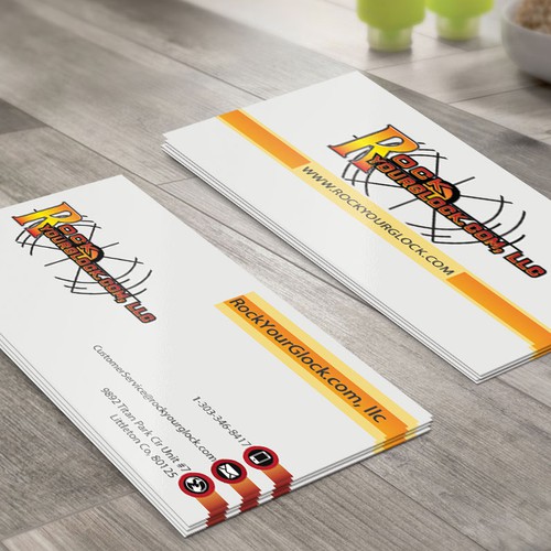 business card for a fun sporting company