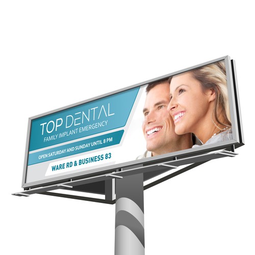 Top Dental billboard design